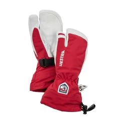 Hestra Army Leather Heli Ski Jr 3 Finger Glove -Hestra Store 30562 560 48591.1601666876