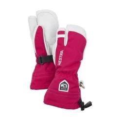 Hestra Army Leather Heli Ski Jr 3 Finger Glove -Hestra Store 30562 930 30777.1601666880