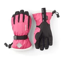 Hestra Kids' Gauntlet CZone Jr. 5 Finger Glove -Hestra Store 32530 Gauntlet czone jr glove fuschia ivory copy 25331.1636398312