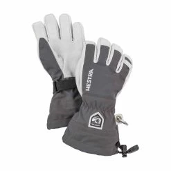 Hestra Army Leather Heli Ski Jr Glove 12 Hestra Army Leather Heli Ski Jr Glove -Hestra Store Grey 08018.1601668217