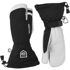 Hestra Army Leather Heli Ski 3 Finger Sr