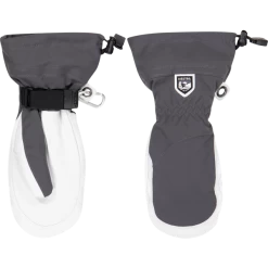 Hestra Heli Ski Female Ski And Snowboard Mitt In Pale Grey White