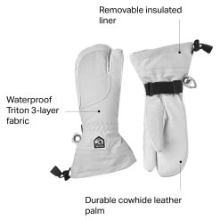 Hestra Heli 3-Finger Glove - Women's -Hestra Store PAGREWH D9