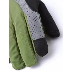 Hestra Apex Reflective Long Finger Bike Gloves - Olive -Hestra Store hestra apex reflective long finger gloves olive 3 984012