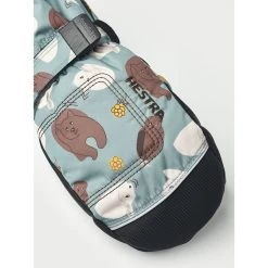 Hestra Baby Zip Long - Mittens - Sea Blue Print -Hestra Store hestra baby zip long mittens sea blue print 4 1552480