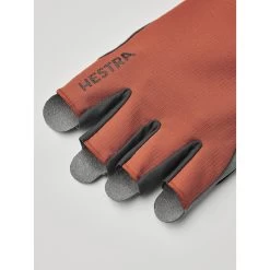 Hestra Bike Guard Short - 5 Finger Gloves - Orange -Hestra Store hestra bike guard short 5 finger gloves orange 1 1440600