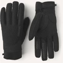 Hestra Bike Long Sr. - 5 Finger Bike Gloves - Black / Black -Hestra Store hestra bike long sr 1206851