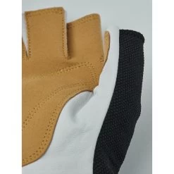 Hestra Climbers Short - 5 Finger Gloves - Offwhite / Black -Hestra Store hestra climbers short 5 finger gloves offwhite black 4 1441733