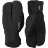 Hestra CZone Mistral Split Mitt 3 Finger Bike Gloves - Black -Hestra Store hestra czone mistral split mitt 3 finger bike gloves black 1a 1552572