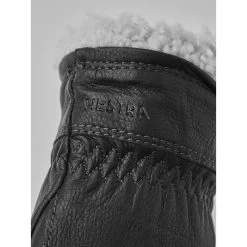 Hestra Deerskin Primaloft Leather Gloves - Black -Hestra Store hestra deerskin primaloft leather gloves black 3 1323796