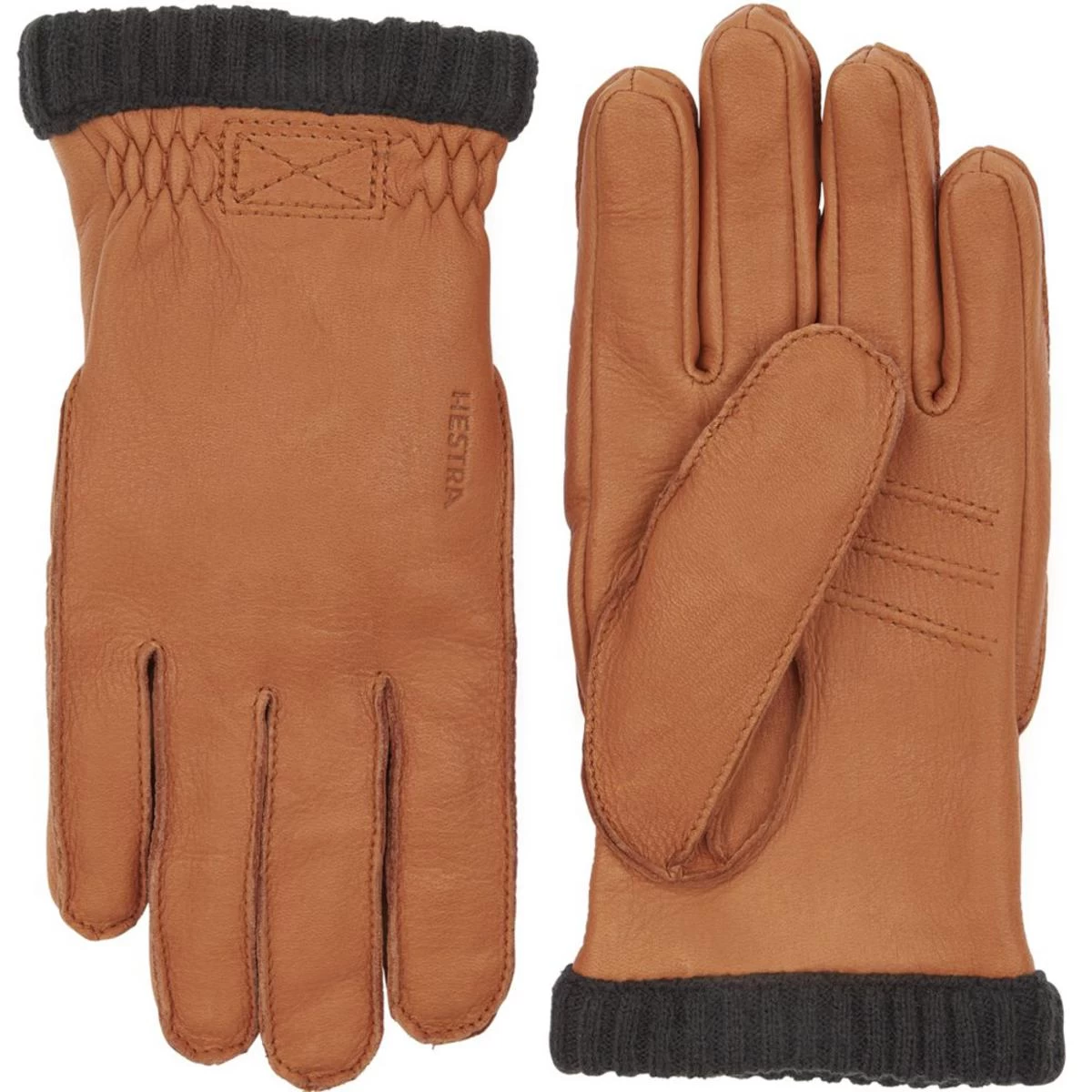Hestra Deerskin Primaloft Ribbed Gloves 6 Hestra Deerskin Primaloft Ribbed Gloves - Image 4