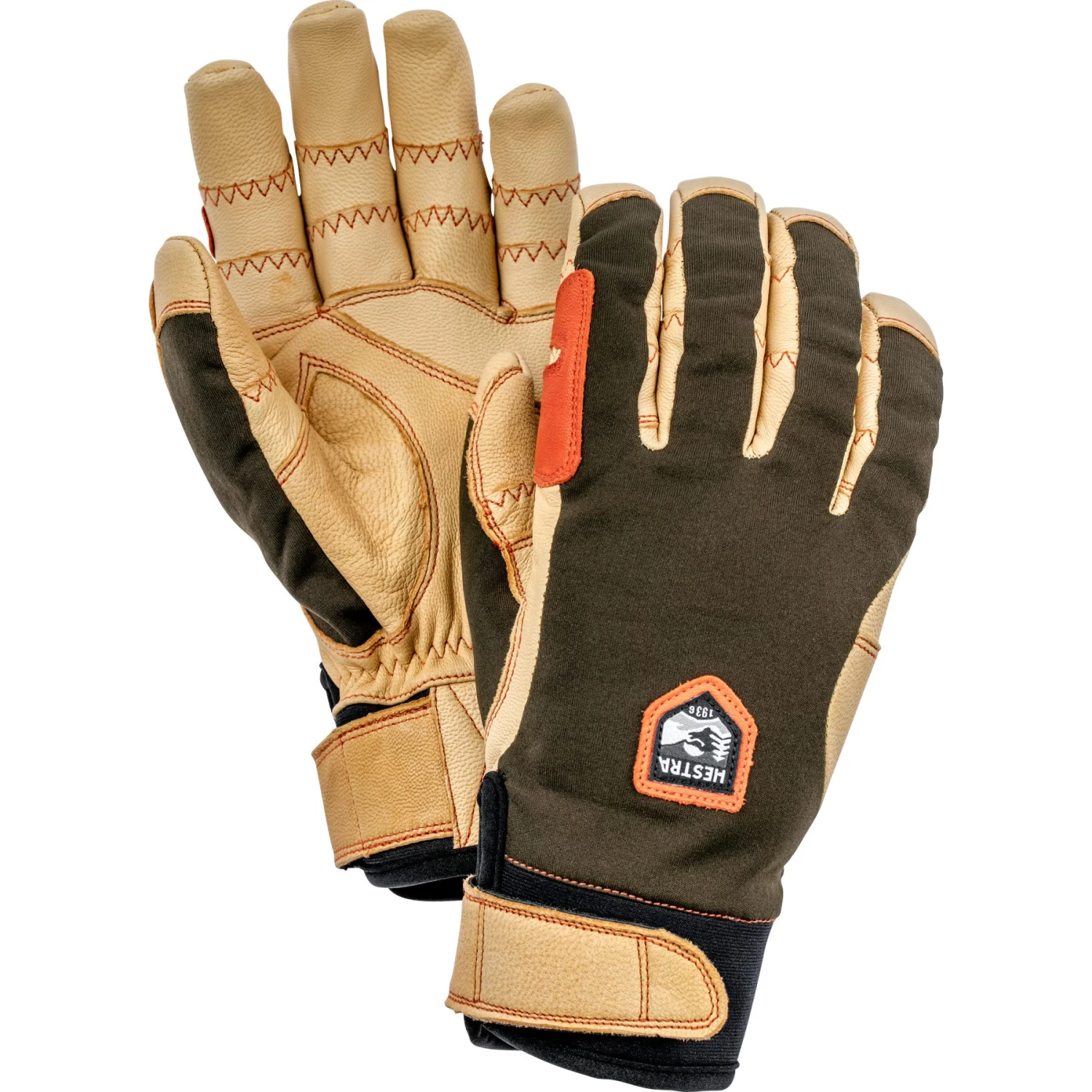 Hestra Ergo Grip Active - 5 Finger Outdoor Gloves - Dark Forest / Natural Brown 3 Hestra Ergo Grip Active - 5 Finger Outdoor Gloves - Dark Forest / Natural Brown