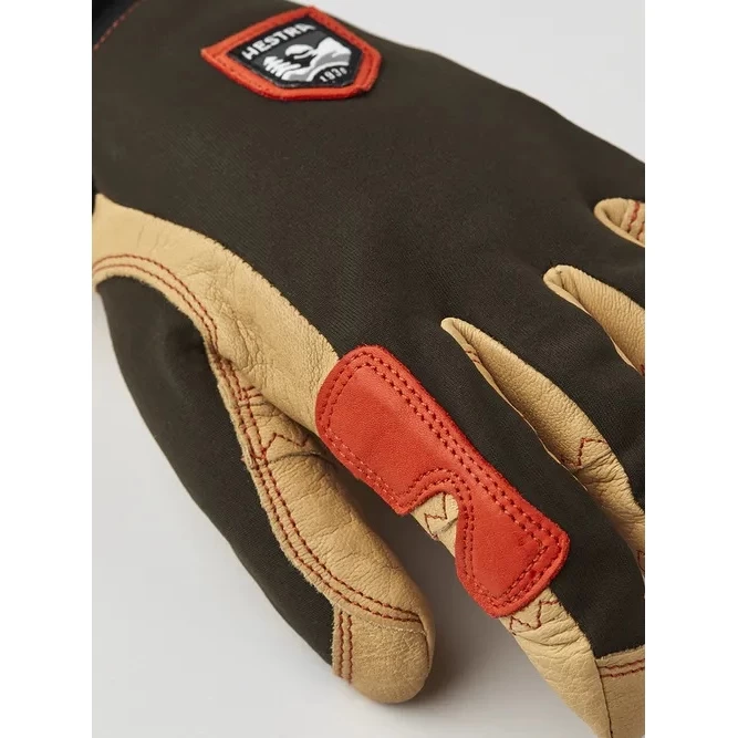 Hestra Ergo Grip Active - 5 Finger Outdoor Gloves - Dark Forest / Natural Brown 7 Hestra Ergo Grip Active - 5 Finger Outdoor Gloves - Dark Forest / Natural Brown - Image 5
