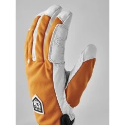 Hestra Ergo Grip Active - 5 Finger Outdoor Gloves - Orange/offwhite -Hestra Store hestra ergo grip active 5 finger gloves orange offwhite 9 1552973