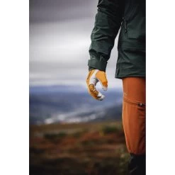 Hestra Ergo Grip Active Wool Terry - 5 Finger Outdoor Gloves - Orange/offwhite -Hestra Store hestra ergo grip active wool terry 5 finger gloves orange offwhite 1 1553055