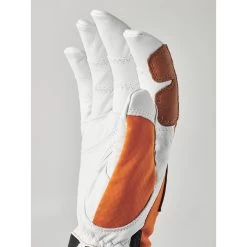 Hestra Ergo Grip Active Wool Terry - 5 Finger Outdoor Gloves - Orange/offwhite -Hestra Store hestra ergo grip active wool terry 5 finger gloves orange offwhite 5 1553059