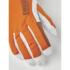 Hestra Ergo Grip Active Wool Terry - 5 Finger Outdoor Gloves - Orange/offwhite -Hestra Store hestra ergo grip active wool terry 5 finger gloves orange offwhite 6 1553060