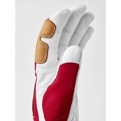 Hestra Ergo Grip Active Wool Terry - 5 Finger Outdoor Gloves - Red/offwhite -Hestra Store hestra ergo grip active wool terry 5 finger outdoor gloves red offwhite 2 1324631