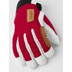 Hestra Ergo Grip Active Wool Terry - 5 Finger Outdoor Gloves - Red/offwhite -Hestra Store hestra ergo grip active wool terry 5 finger outdoor gloves red offwhite 3 1324632