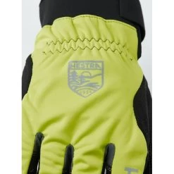 Hestra Ergo Grip Long - 5 Finger Bike Gloves - Yellow / Black -Hestra Store hestra ergo grip long 5 finger bike gloves yellow black 4 1208134