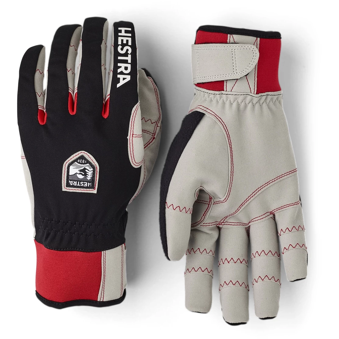 Hestra Ergo Grip Windstopper Race - 5 Finger Cross Country Gloves - Black 3 Hestra Ergo Grip Windstopper Race - 5 Finger Cross Country Gloves - Black
