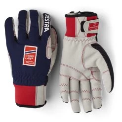 Hestra Ergo Grip Windstopper Race - 5 Finger Cross Country Gloves - Navy