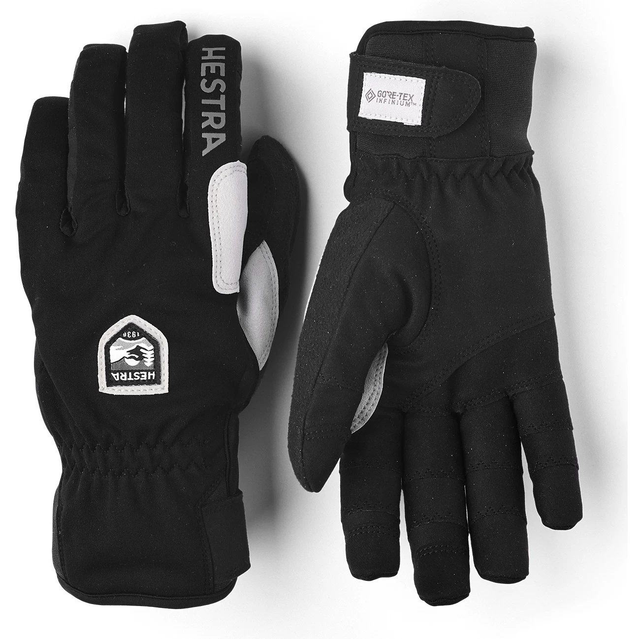 Hestra Ergo Grip Wool Touring – 5 Finger Cross Country Gloves - Black 3 Hestra Ergo Grip Wool Touring – 5 Finger Cross Country Gloves - Black