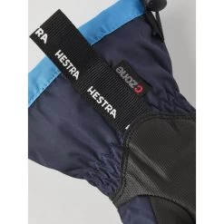 Hestra Gauntlet CZone Junior Mittens - Dark Navy/turquoise -Hestra Store hestra gauntlet czone jr 1324848