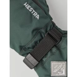 Hestra Gauntlet CZone Junior Mittens - Bottle Green/black -Hestra Store hestra gauntlet czone jr 1324857