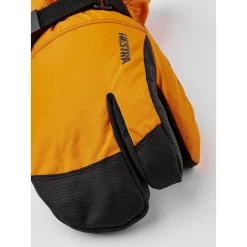 Hestra Gauntlet CZone Junior - 3 Finger Gloves - Orange/graphite -Hestra Store hestra gauntlet czone junior 3 finger gloves orange graphite 3 1553962