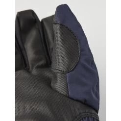 Hestra Gauntlet CZone Junior - 5 Finger Gloves - Dark Navy/turquoise -Hestra Store hestra gauntlet czone junior 5 finger gloves dark navy turquoise 5 1325078