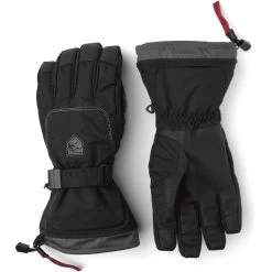 Hestra Gauntlet Sr. - 5 Finger Gloves - Black/black