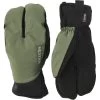 Hestra CZone Mistral Split Mitt 3 Finger Bike Gloves - Olive -Hestra Store hestra guantes de ciclismo de 3 dedos czone mistral split mitt olive 1a 1552549