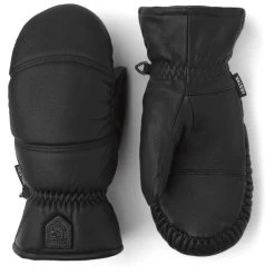 Hestra Leather Box Mittens - Black