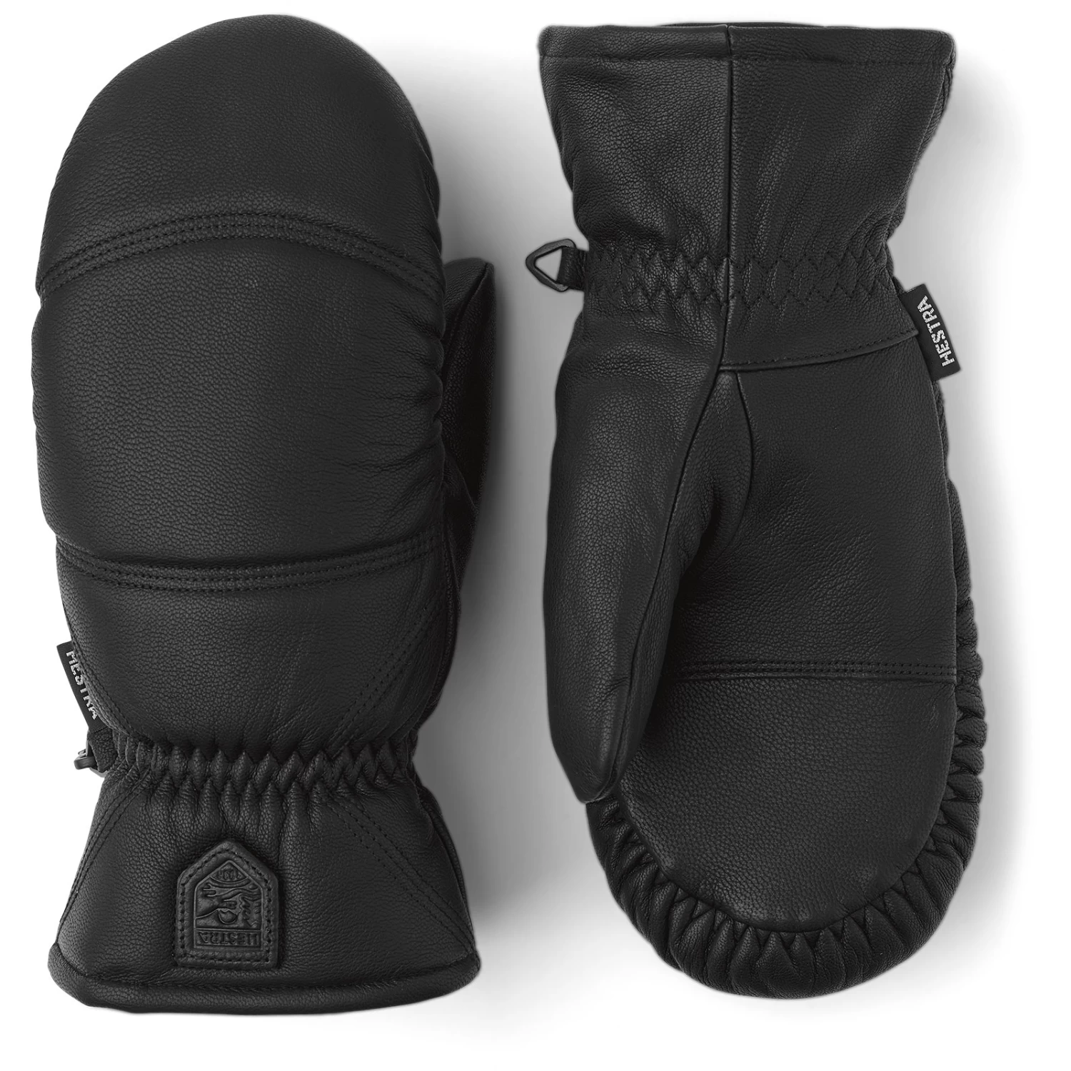 Hestra Leather Box Mittens - Black 3 Hestra Leather Box Mittens - Black