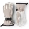 Hestra Powder Gauntlet - 5 Finger Ski Gloves - Beige -Hestra Store hestra powder gauntlet 5 finger ski gloves beige 1 1554873