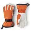 Hestra Powder Gauntlet - 5 Finger Ski Gloves - Brick Red -Hestra Store hestra powder gauntlet 5 finger ski gloves brick red 1 1327347