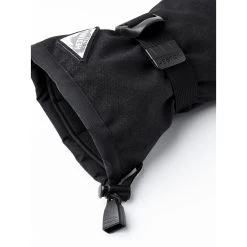 Hestra Powder Gauntlet Mittens - Black -Hestra Store hestra powder gauntlet mittens black 3 1327790