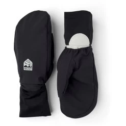 Hestra Tactility Pull Over - 5 Finger Gloves - Black/light Grey