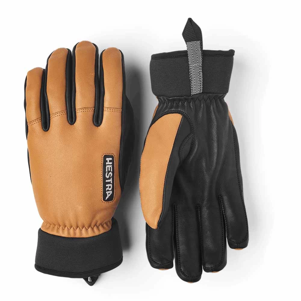 Hestra Unisex Army Leather Wool Terry 5-Finger Ski Gloves 5 Hestra Unisex Army Leather Wool Terry 5-Finger Ski Gloves - Image 3
