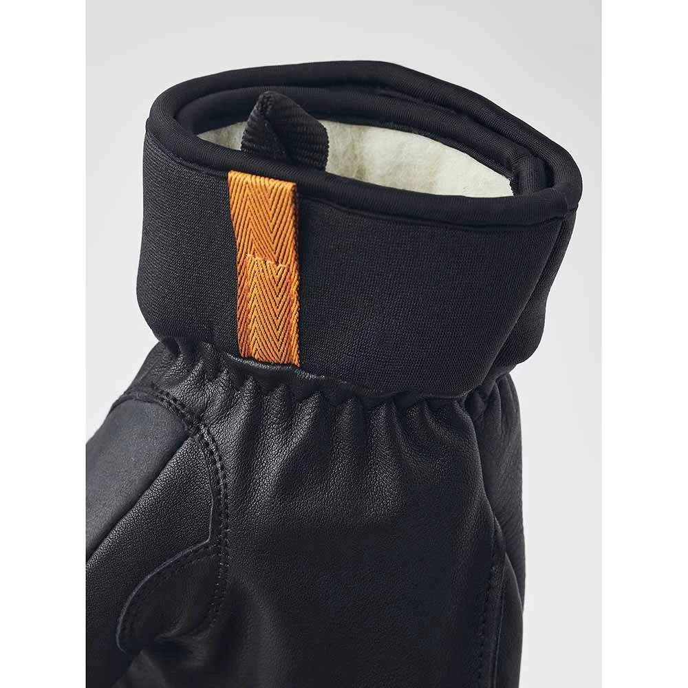 Hestra Unisex Army Leather Wool Terry 5-Finger Ski Gloves 6 Hestra Unisex Army Leather Wool Terry 5-Finger Ski Gloves - Image 4