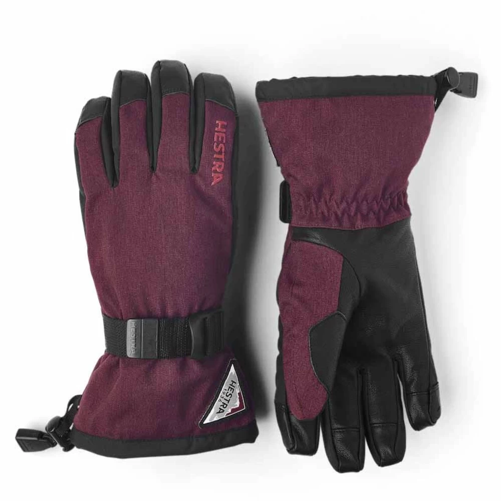 Hestra Unisex Powder Gauntlet 5-Finger Gloves 5 Hestra Unisex Powder Gauntlet 5-Finger Gloves - Image 3