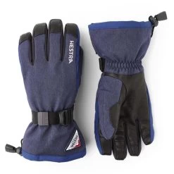 Hestra Unisex Powder Gauntlet 5-Finger Gloves 15 Hestra Unisex Powder Gauntlet 5-Finger Gloves -Hestra Store hestra unisex powder gauntlet 5 finger gloves 140