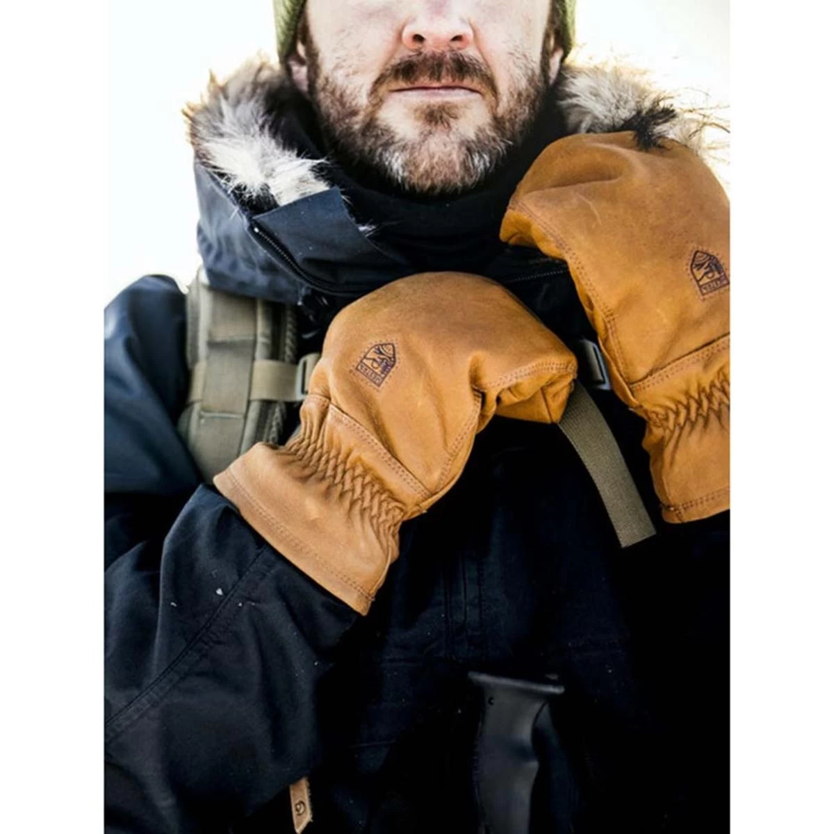 Hestra Unisex Senja Wool Terry Mittens 8 Hestra Unisex Senja Wool Terry Mittens - Image 6