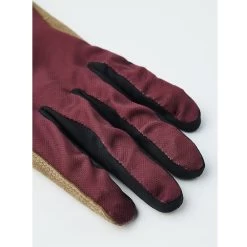 Hestra Ventair Long - 5 Finger Bike Gloves - Dark Red -Hestra Store hestra ventair long 5 finger bike gloves dark red 3 1442821