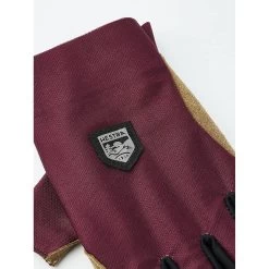 Hestra Ventair Short - 5 Finger Bike Gloves - Dark Red -Hestra Store hestra ventair short 5 finger dark red 4 1442878