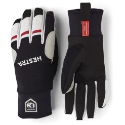 Hestra Windstopper Race Tracker - 5 Finger Gloves - Black