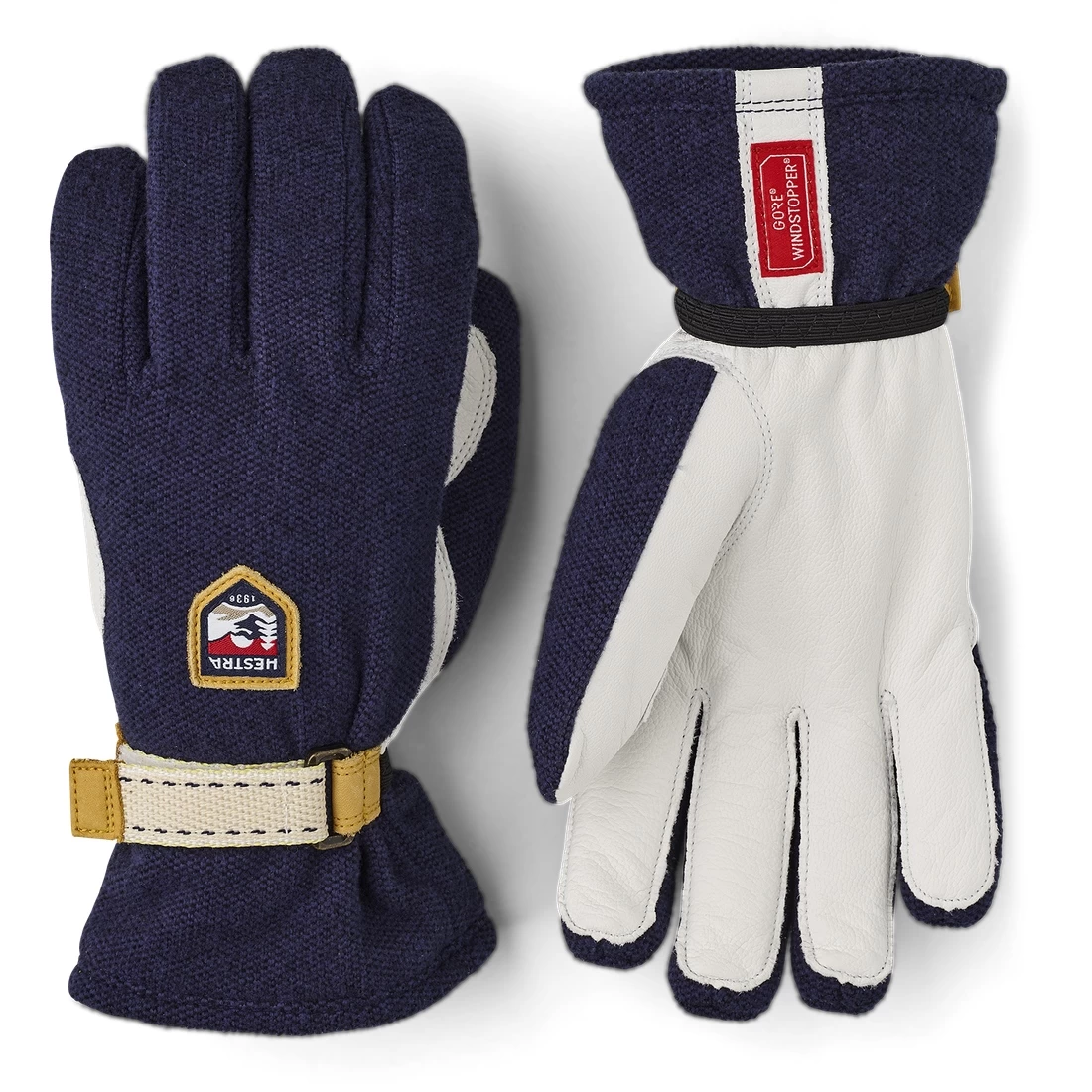 Hestra Windstopper Tour - 5 Finger Cross Country Gloves - Navy 3 Hestra Windstopper Tour - 5 Finger Cross Country Gloves - Navy