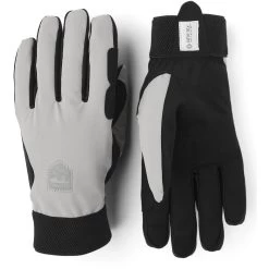 Hestra Windstopper Tracker - 5 Finger Bike Gloves - Beige/black