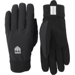 Hestra Windstopper Tracker - 5 Finger Bike Gloves - Black/black